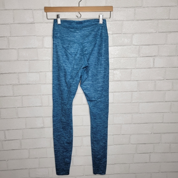 Nike Heathered Light Blue Teal Dri-FIT Leggings - Picture 5 of 5